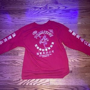 Primitive X Huy Fong Red Long Sleeve T-Shirt